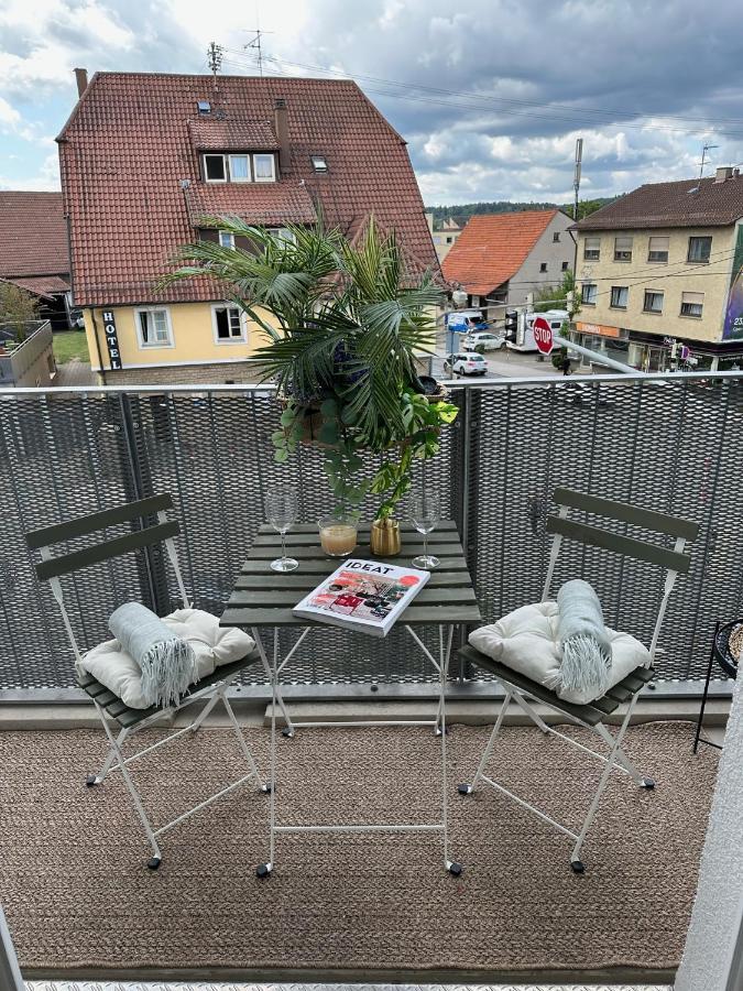 Stilvolles Und Modernes Appartement Mit Sonnigem Balkon In Flughafen- Und Messenaehe 31 Leinfelden-Echterdingen Exteriör bild